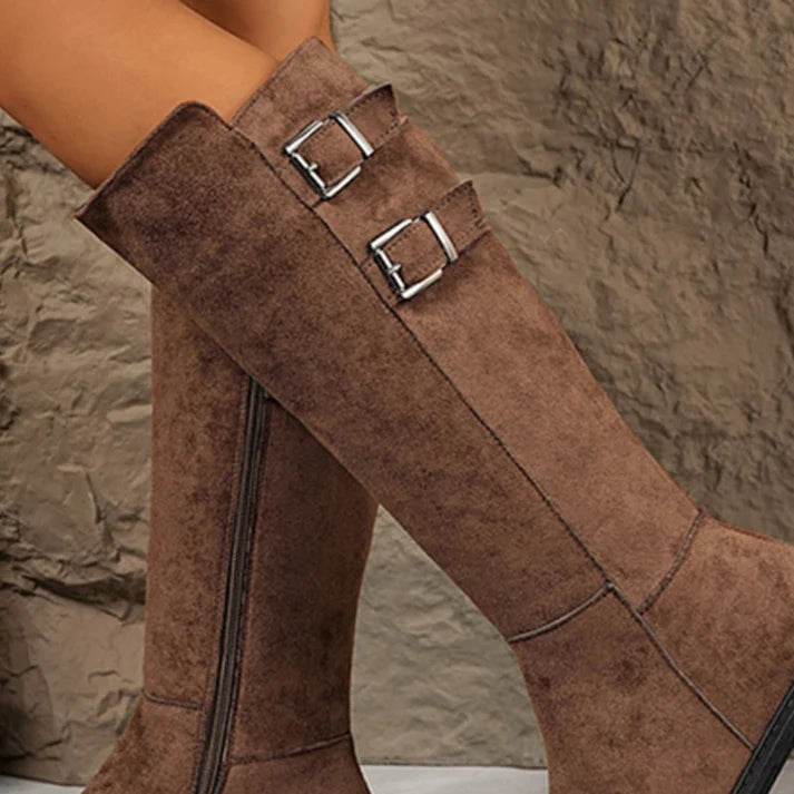 Ariadna - Botas altas con cremallera lateral