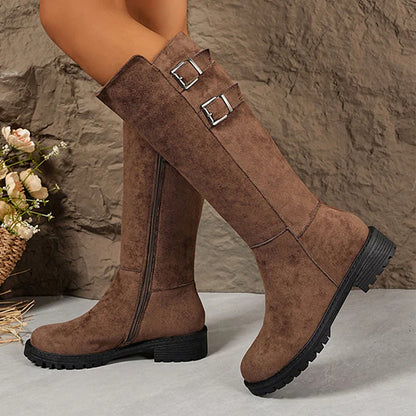 Ariadna - Botas altas con cremallera lateral