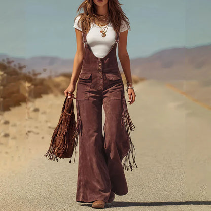 Tania – Mono retro western de ante con flecos