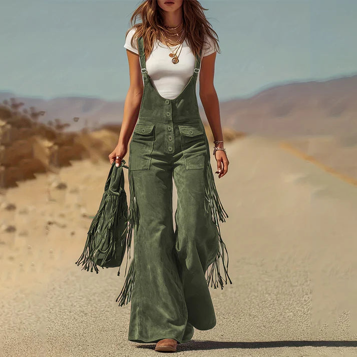 Tania – Mono retro western de ante con flecos